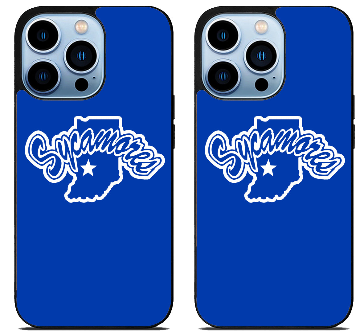 Indiana State Sycamores Blue iPhone 15 Pro | iPhone 15 Pro Max Case