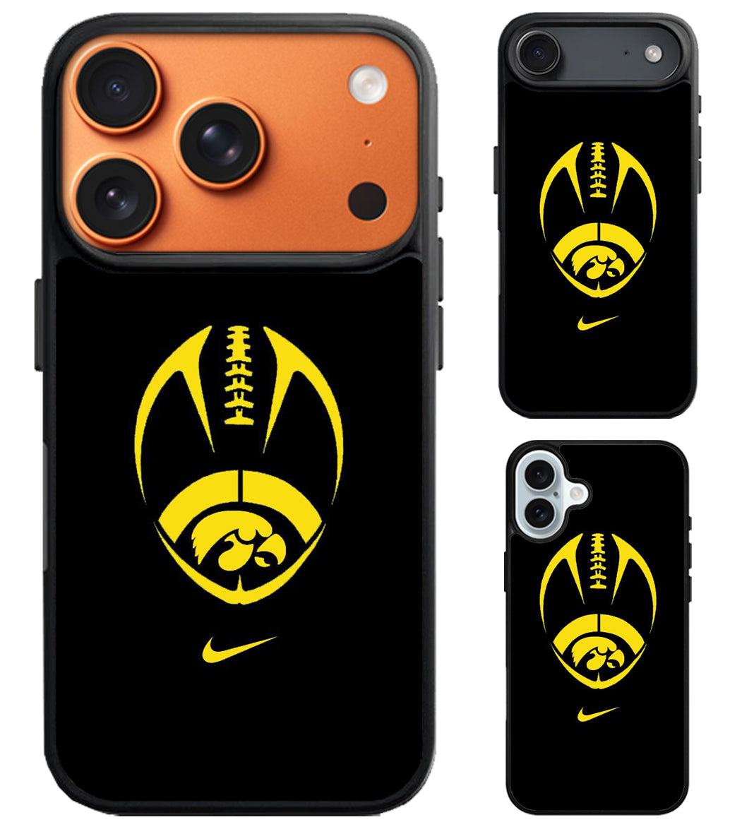 Iowa Hawkeyes Logo NFL iPhone Air | iPhone 17 | 17 Pro | 17 Pro Max Case