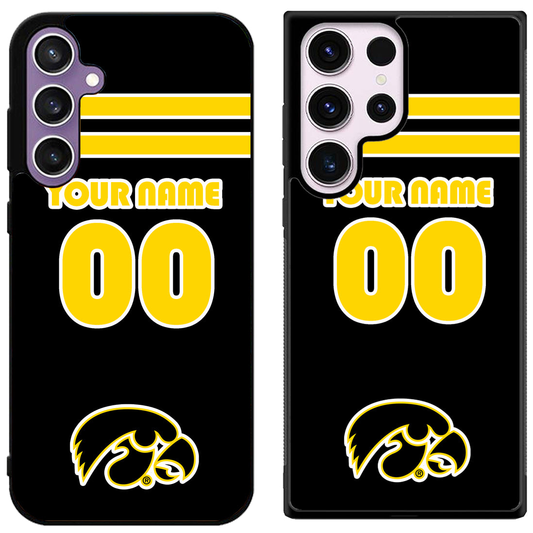Custom Personalized Iowa Hawkeyes Samsung Galaxy S24 | S24+ | S24 Ultra Case