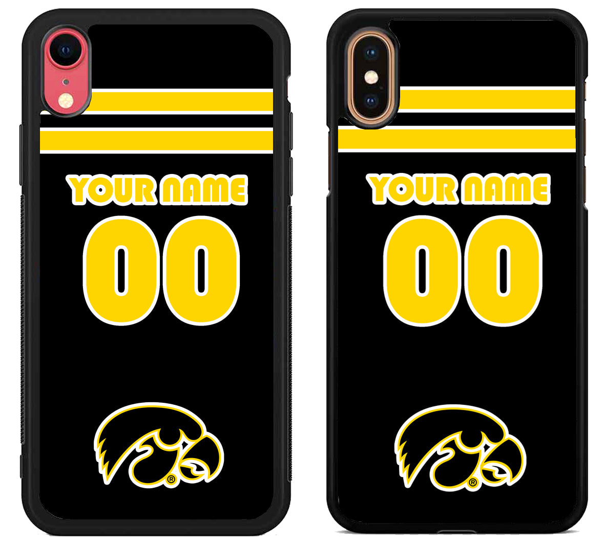 Custom Personalized Iowa Hawkeyes iPhone X | Xs | Xr | Xs Max Case