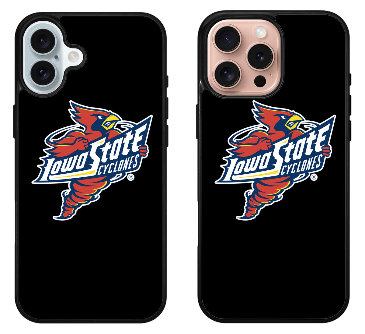 Iowa State Cyclones Black iPhone 16 | 16 Plus | 16 Pro | 16 Pro Max Case