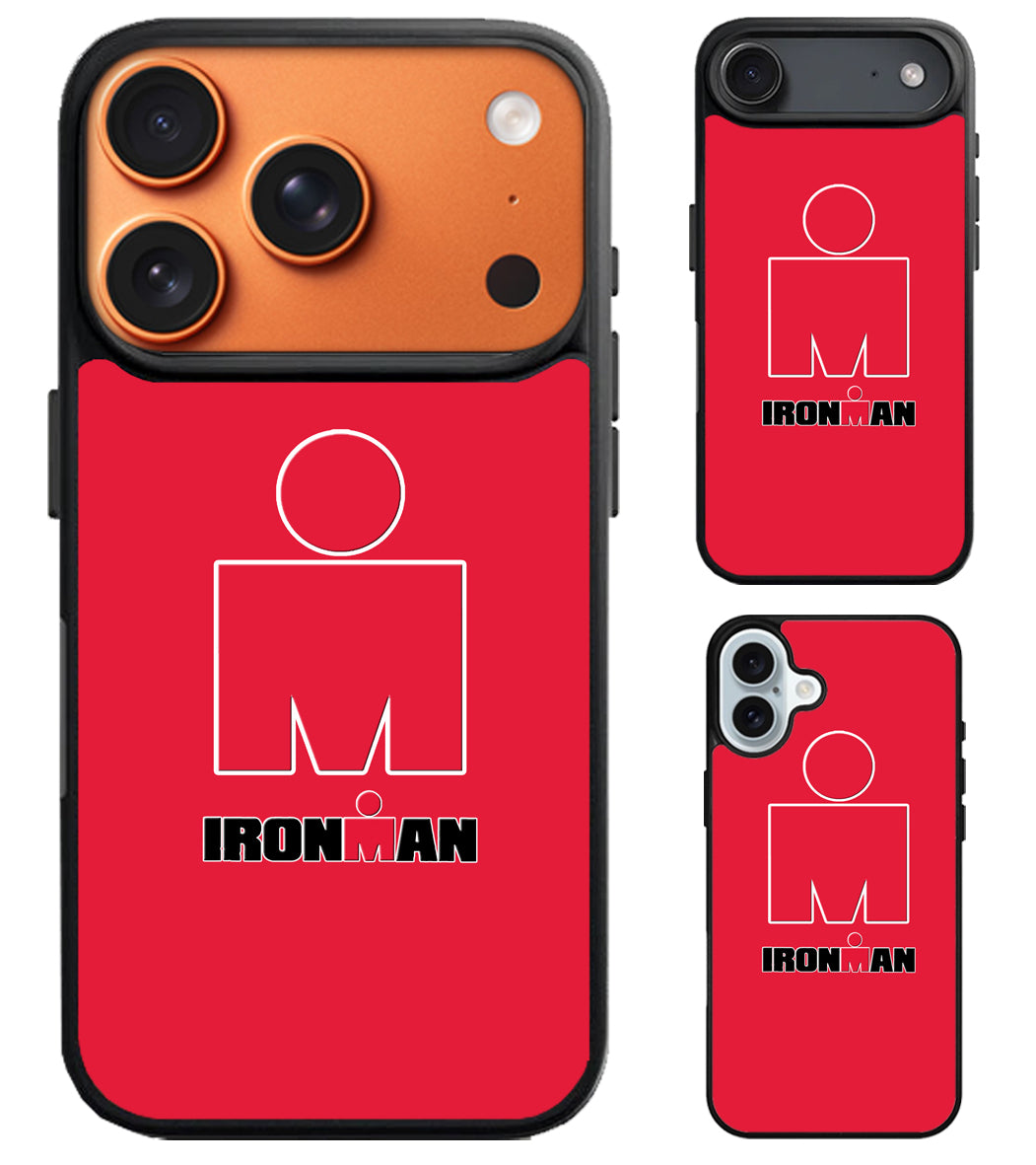 Ironman Triathlon Red iPhone Air | iPhone 17 | 17 Pro | 17 Pro Max Case