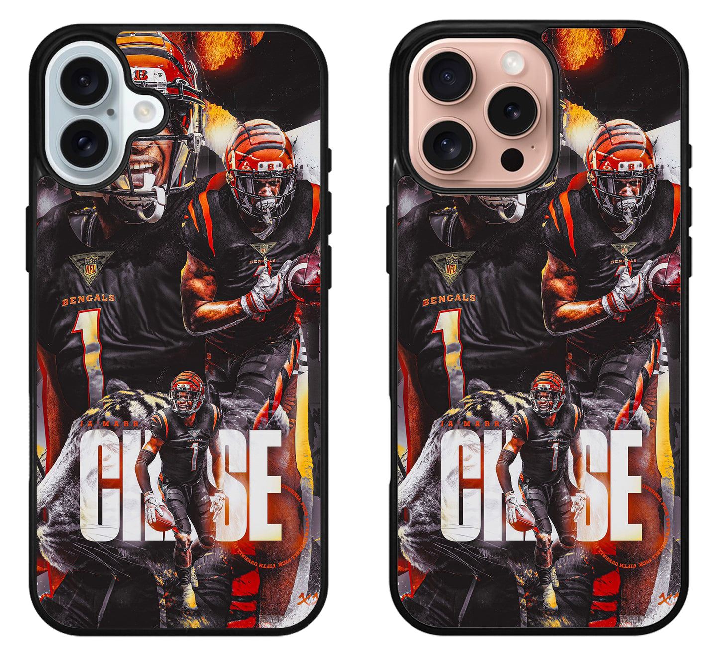 Ja'Marr Chase Cincinnati Bengals iPhone 16 | 16 Plus | 16 Pro | 16 Pro Max Case