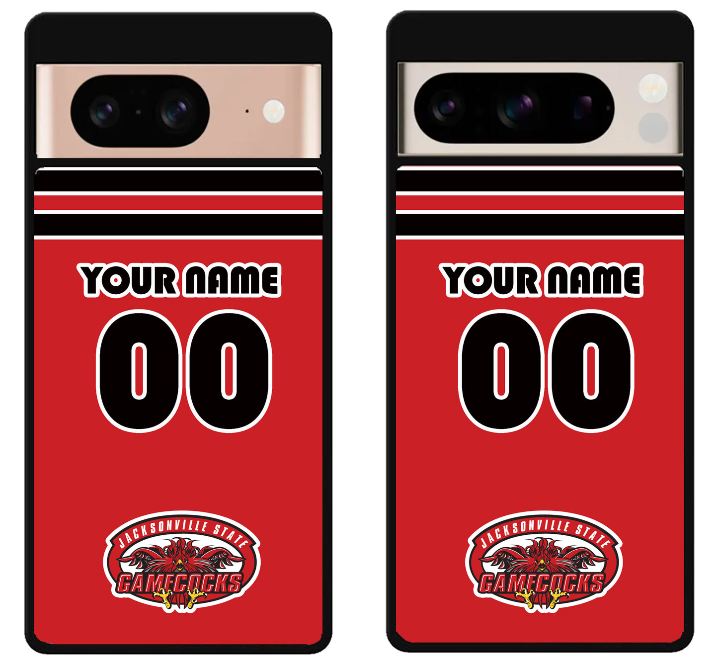 Custom Personalized Jacksonville State Gamecocks Google Pixel 8 | 8 Pro Case