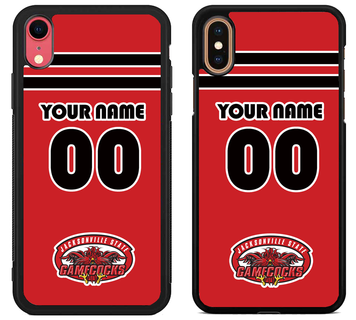 Custom Personalized Jacksonville State Gamecocks iPhone X | Xs | Xr | Xs Max Case