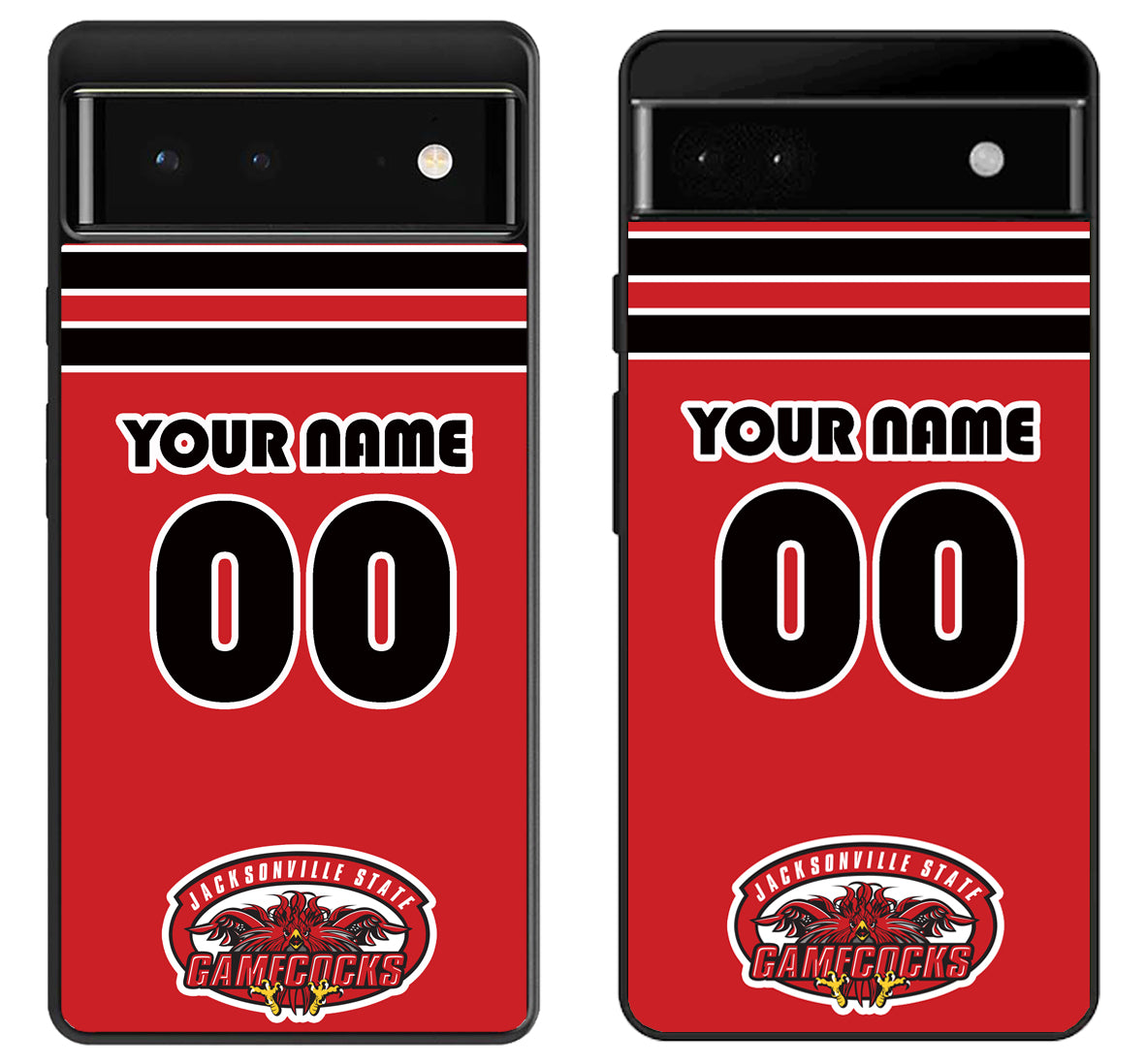 Custom Personalized Jacksonville State Gamecocks Google Pixel 6 | 6A | 6 Pro Case