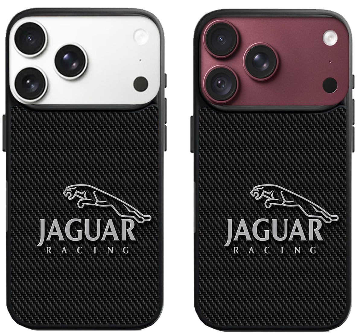 Jaguar Racing Logo Carbon iPhone 18 Pro | 18 Pro Max Case