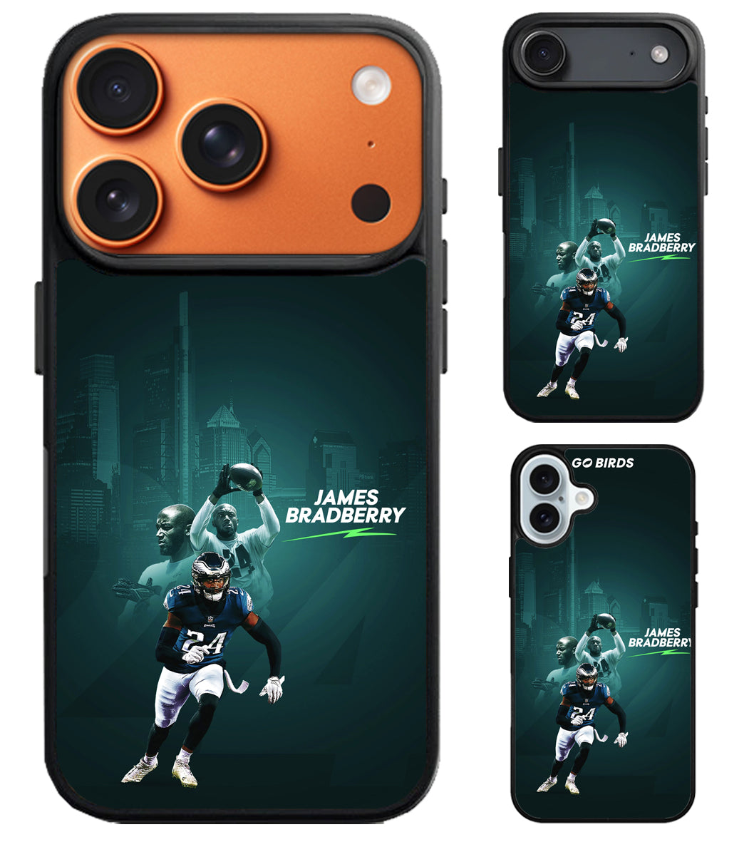 James Bradberry Philadelphia Eagles iPhone Air | iPhone 17 | 17 Pro | 17 Pro Max Case