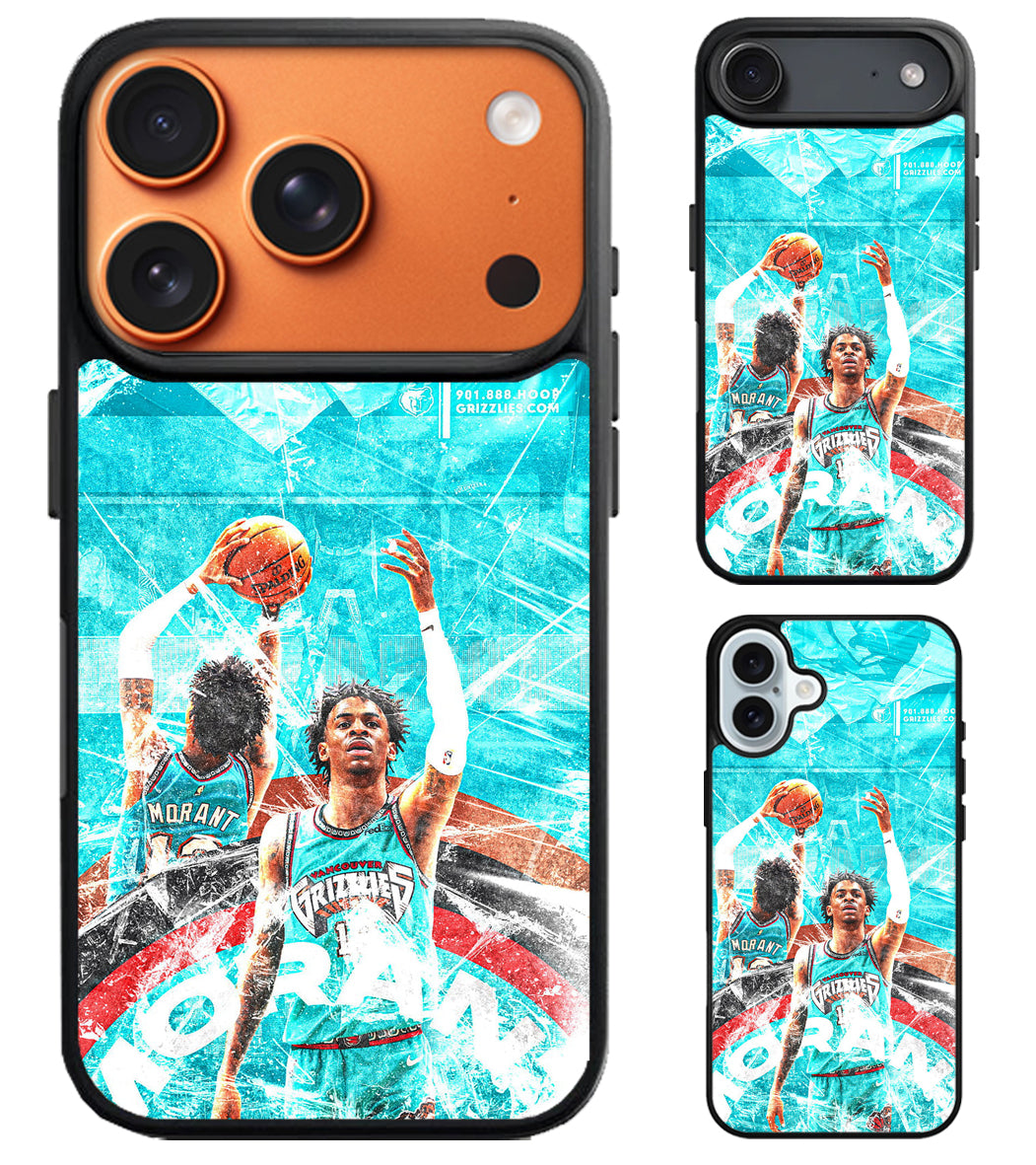 Ja morant Grizzlies Wallpaper iPhone Air | iPhone 17 | 17 Pro | 17 Pro Max Case