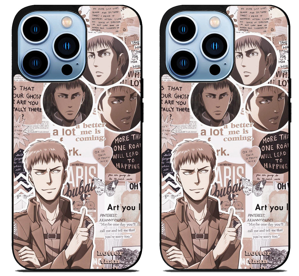 Jean Kirstein Attack on Titan Collage iPhone 15 Pro | iPhone 15 Pro Max Case