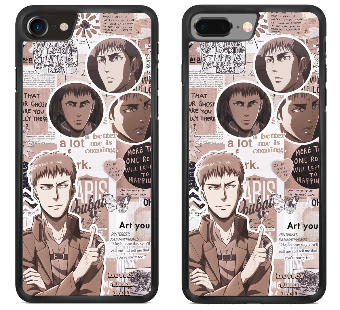 Jean Kirstein Attack on Titan Collage iPhone 8 | 8 Plus Case