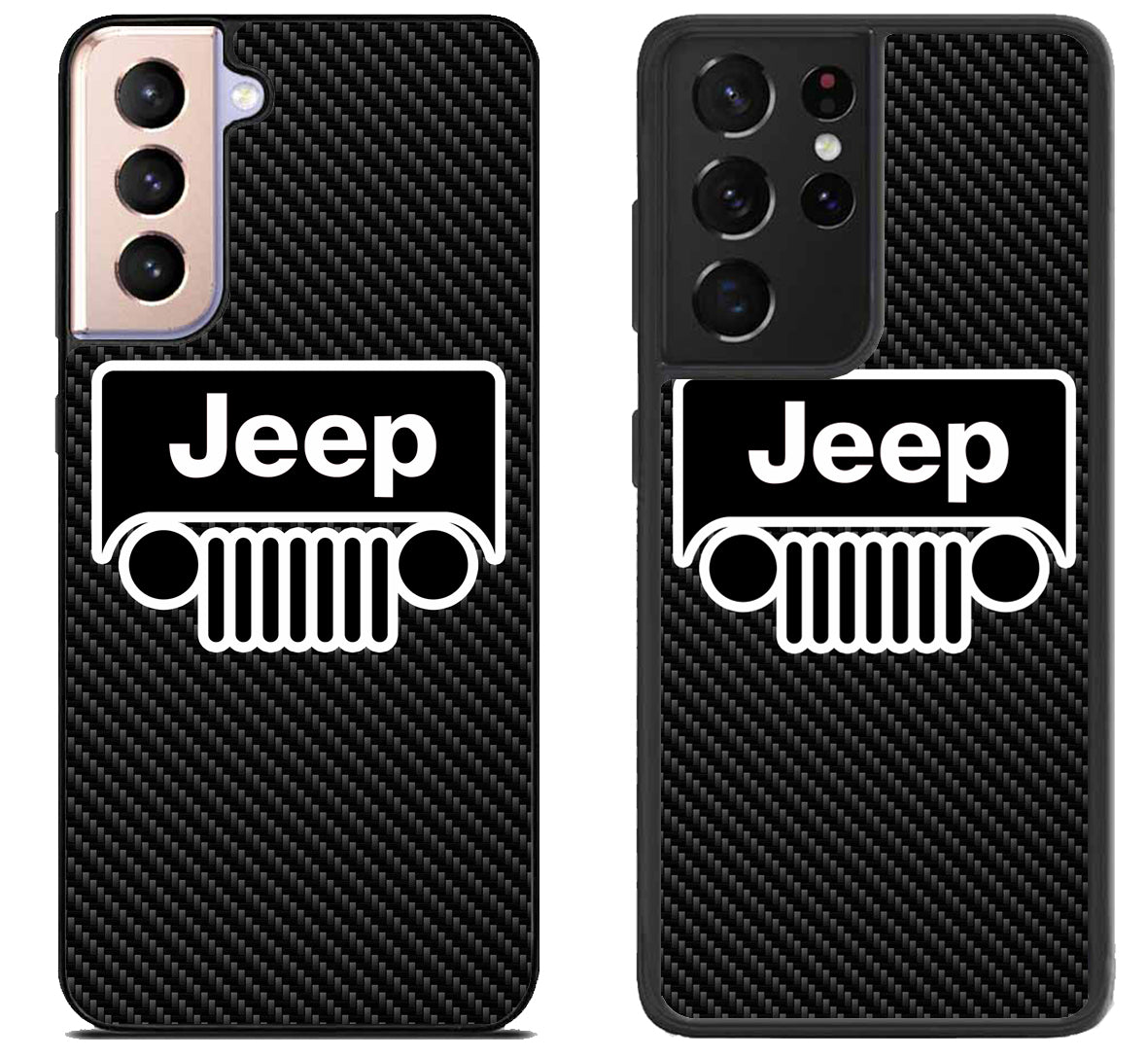 Jeep Black Carbon Samsung Galaxy S21 | S21 FE | S21+ | S21 Ultra Case