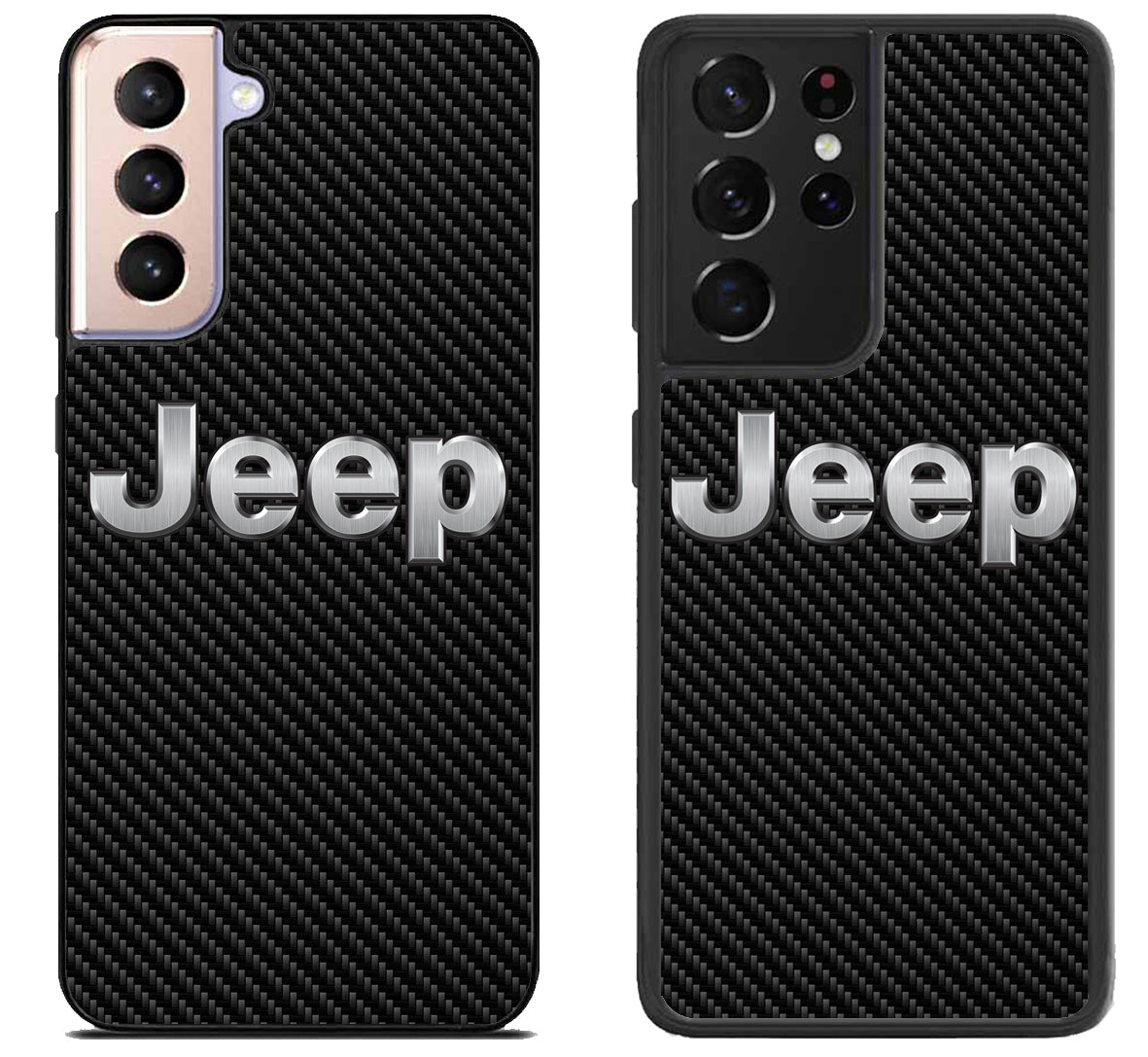 Jeep Logo Carbon Samsung Galaxy S21 | S21 FE | S21+ | S21 Ultra Case