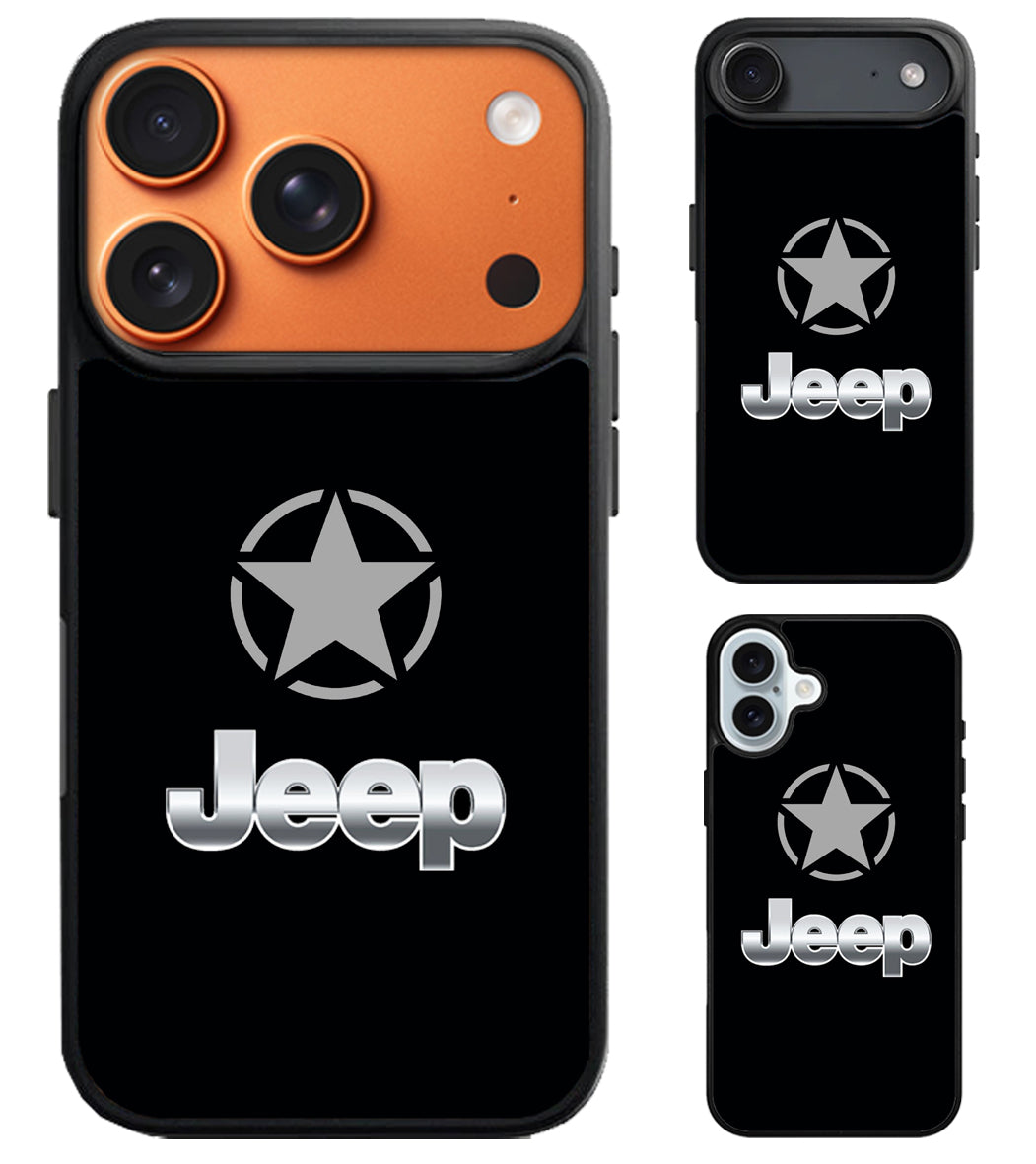 Jeep Logo Military iPhone Air | iPhone 17 | 17 Pro | 17 Pro Max Case