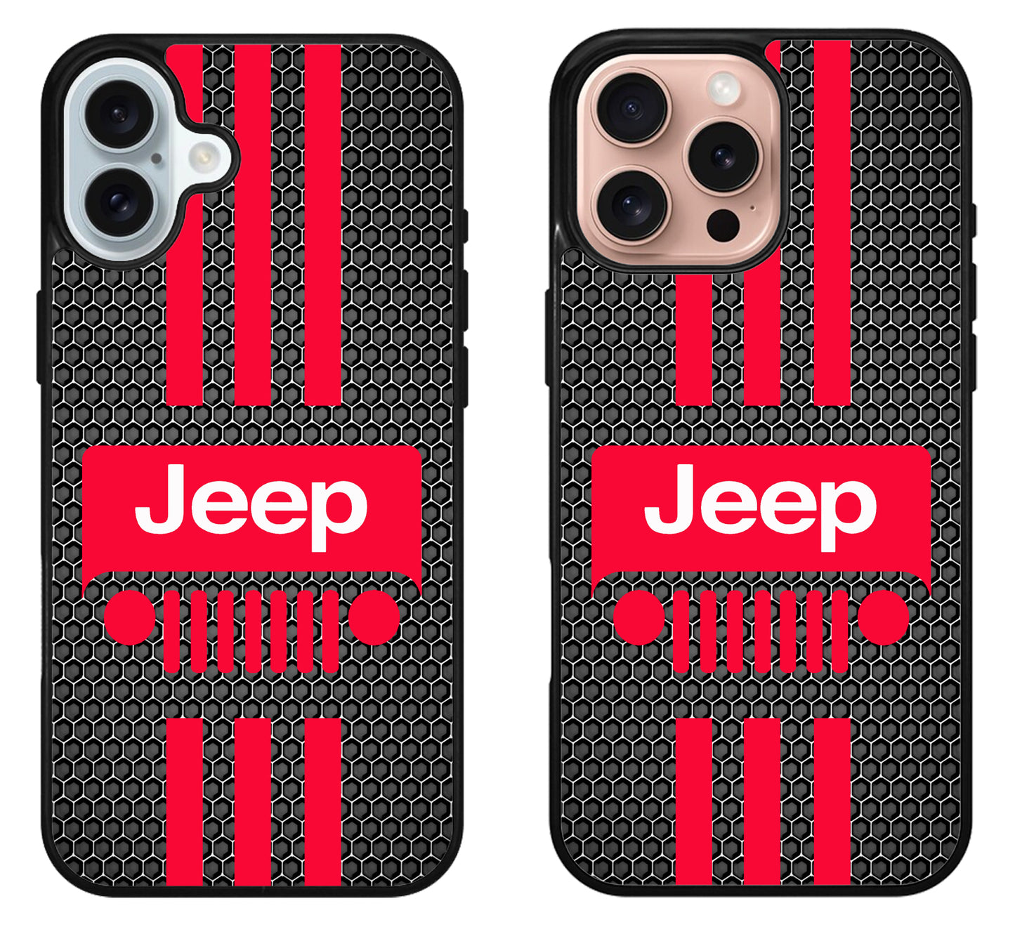 Jeep Wrangler Red Stripe iPhone 16 | 16 Plus | 16 Pro | 16 Pro Max Case
