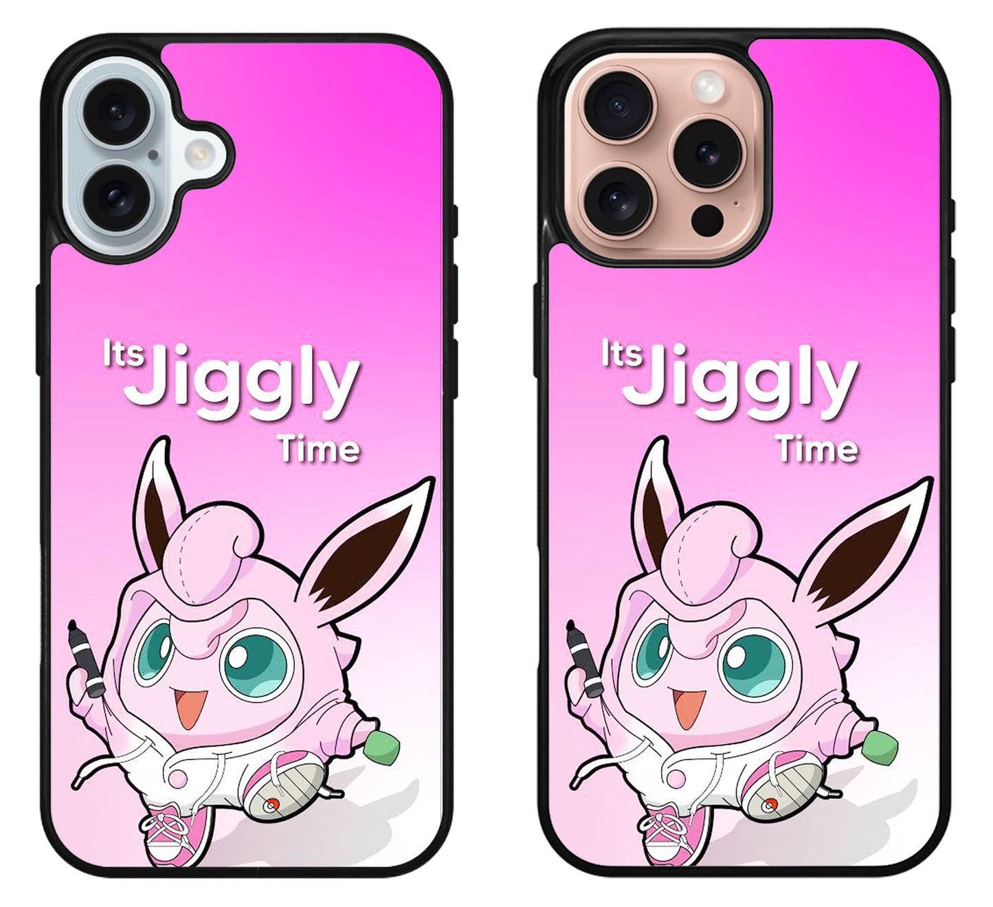 Jigglypuff Time Pokemon iPhone 16 | 16 Plus | 16 Pro | 16 Pro Max Case