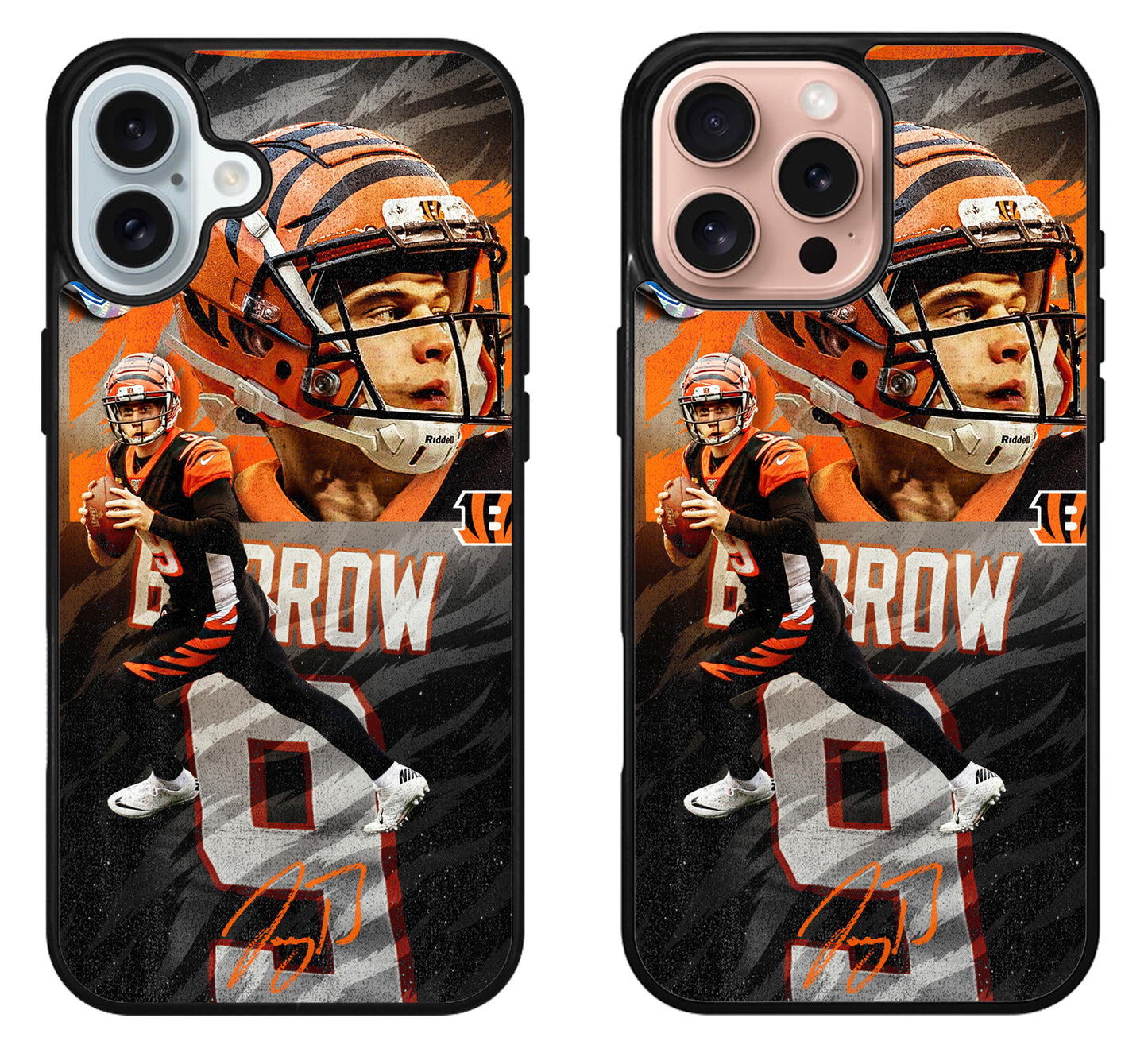Joe Burrow Cincinnati Bengals NFL iPhone 16 | 16 Plus | 16 Pro | 16 Pro Max Case