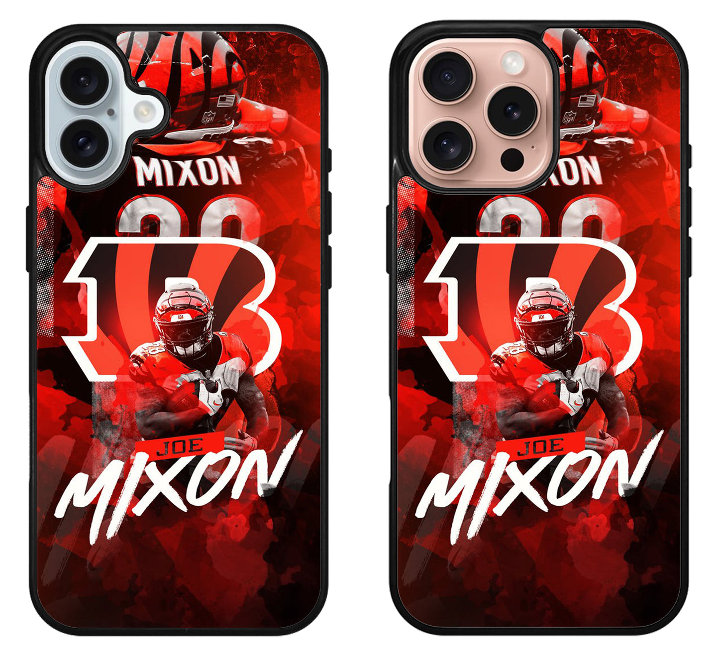 Joe Mixon Cincinnati Bengals iPhone 16 | 16 Plus | 16 Pro | 16 Pro Max Case