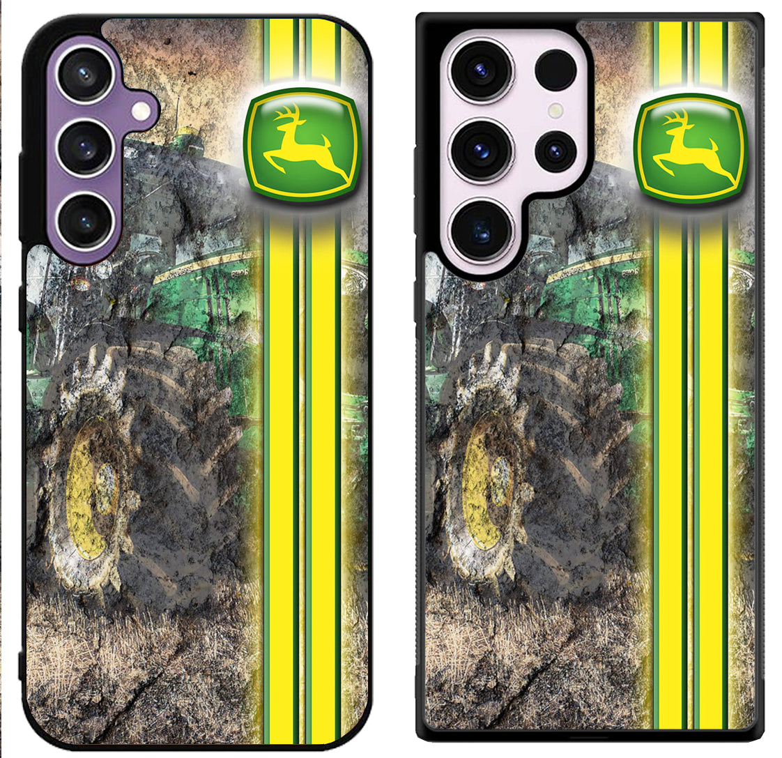 John Deere Background Samsung Galaxy S24 | S24+ | S24 Ultra Case