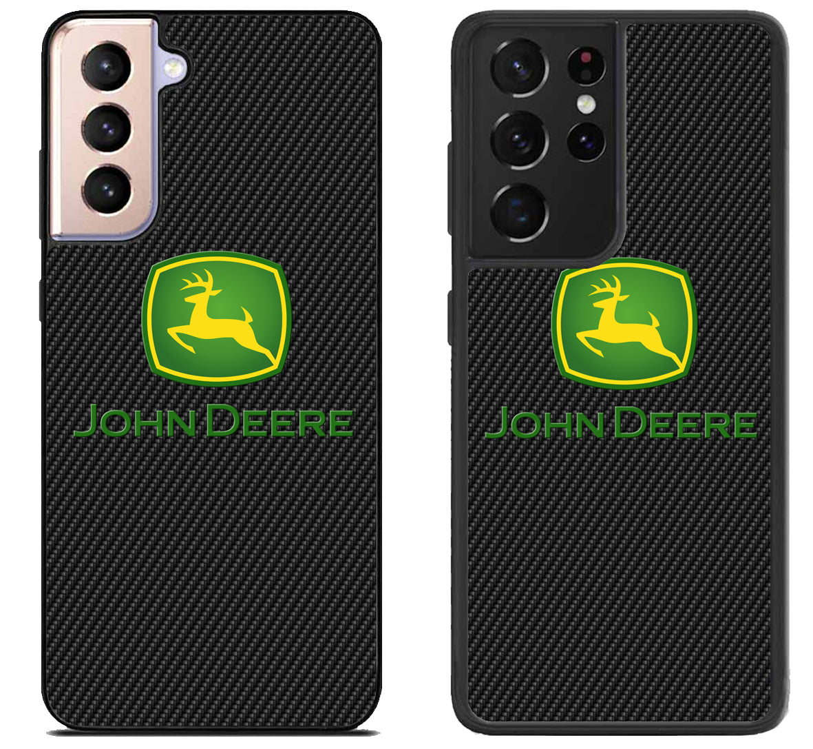 John Deere Black Carbon Samsung Galaxy S21 | S21 FE | S21+ | S21 Ultra Case