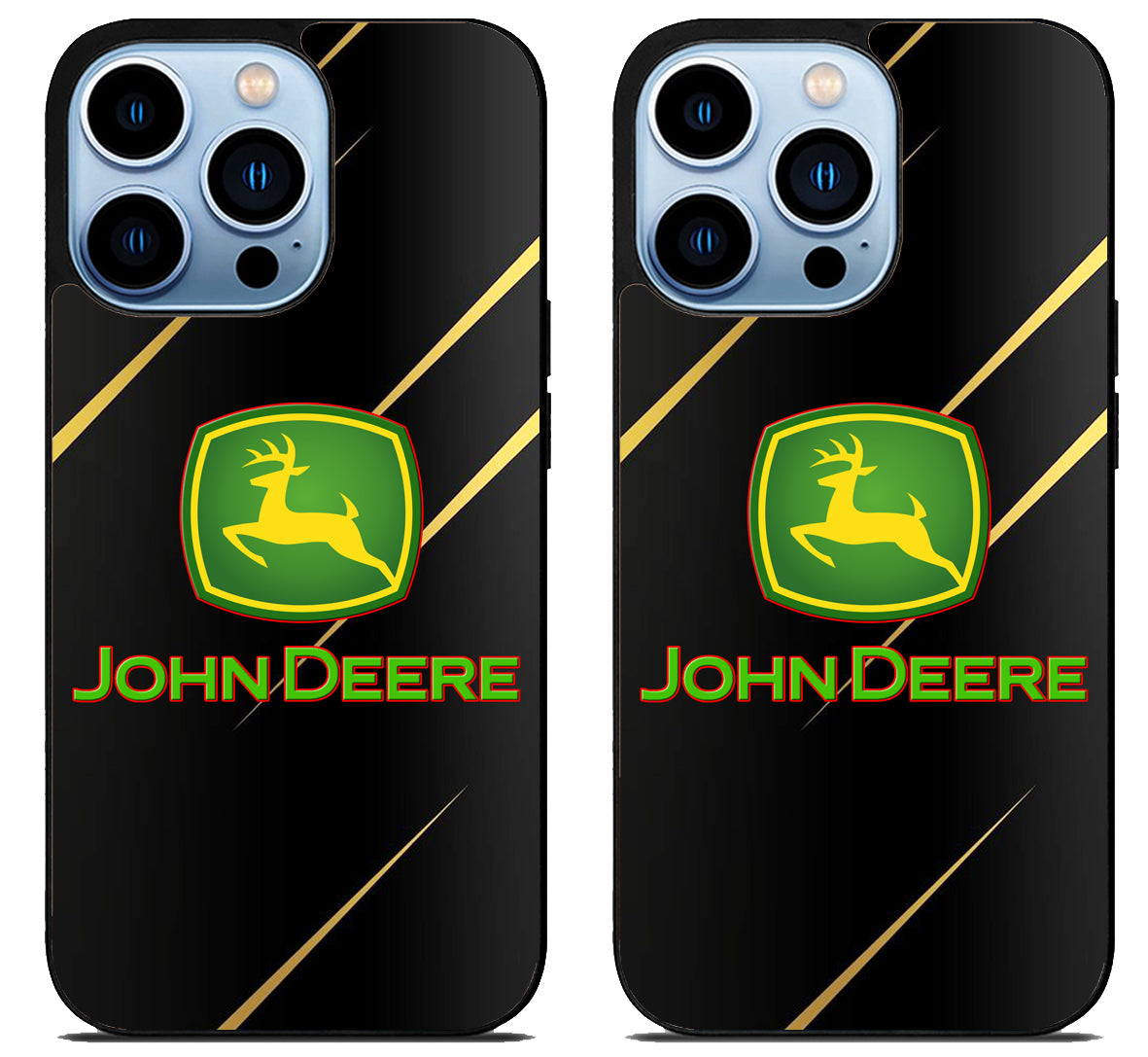 John Deere Black Metallic iPhone 15 Pro | iPhone 15 Pro Max Case