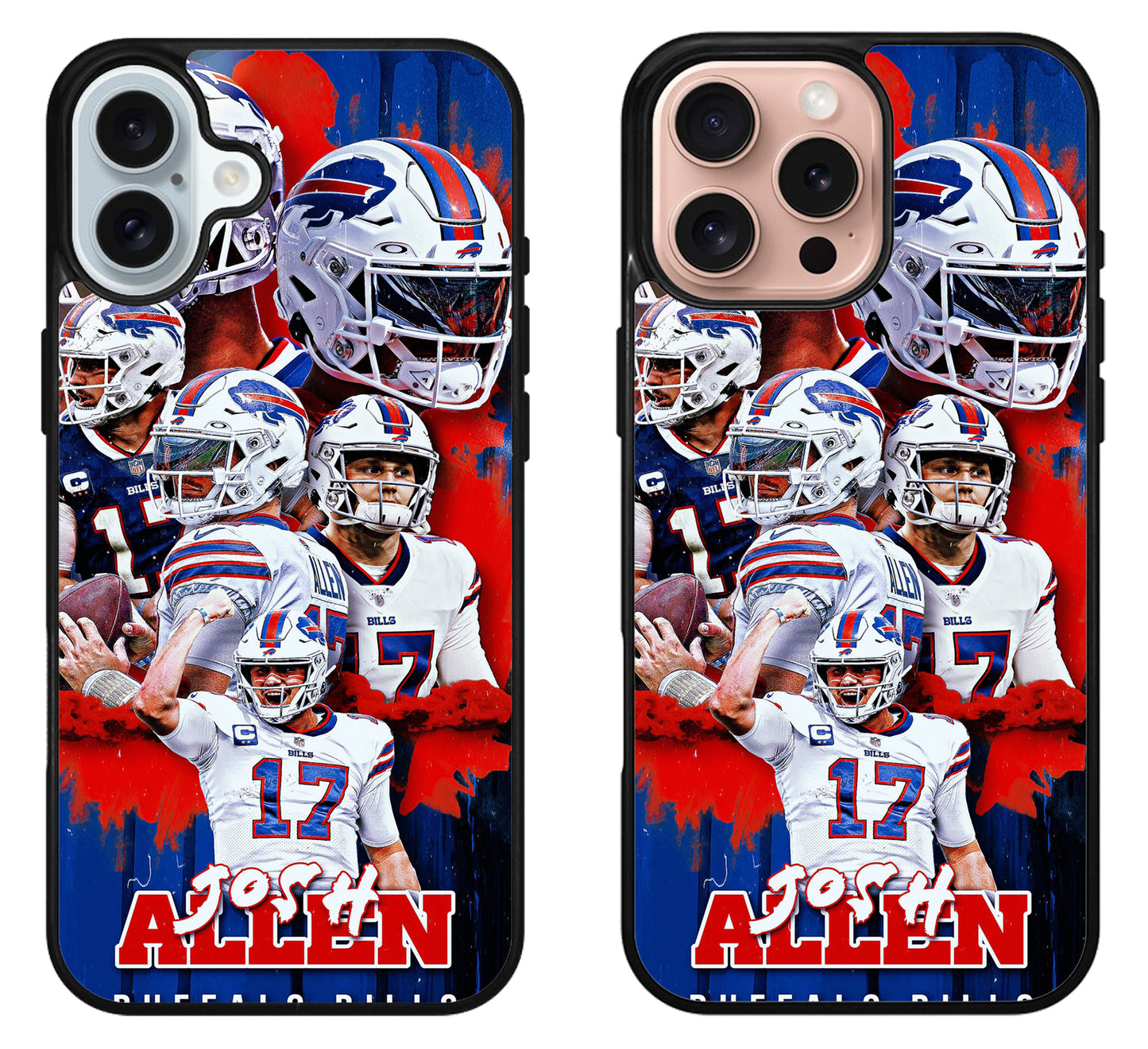 Josh Allen Buffalo Bills Collage iPhone 16 | 16 Plus | 16 Pro | 16 Pro Max Case