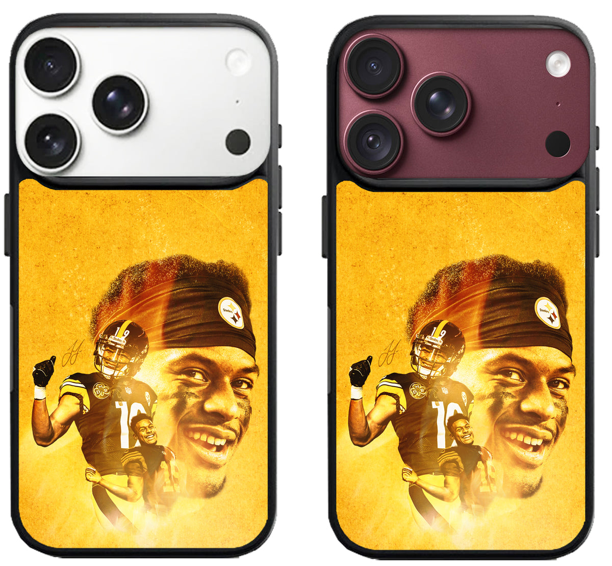 JuJu Smith Schuster Pittsburgh Steelers Artwork iPhone 18 Pro | 18 Pro Max Case