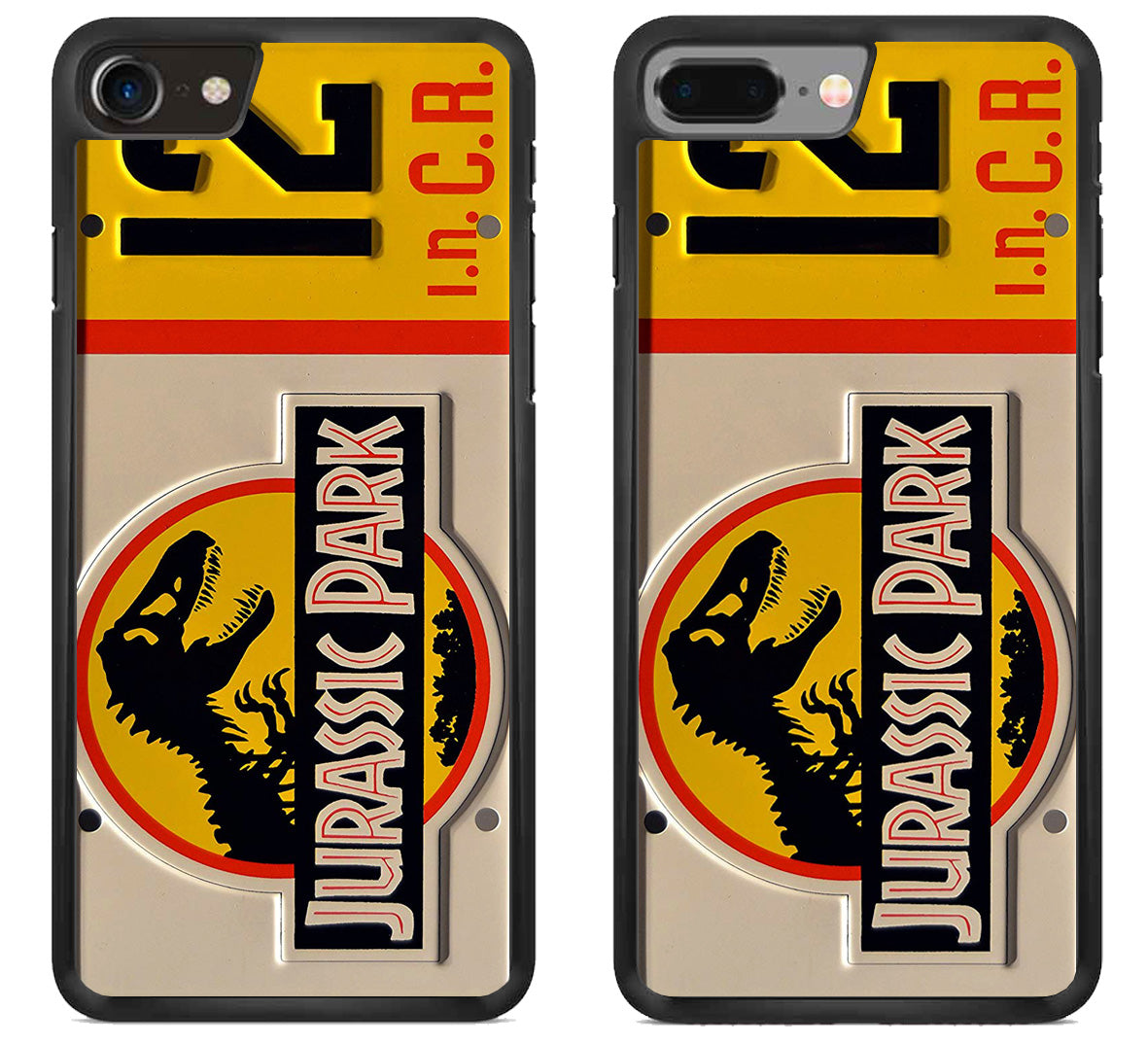 Jurassic Park License Plate 12 iPhone 8 | 8 Plus Case