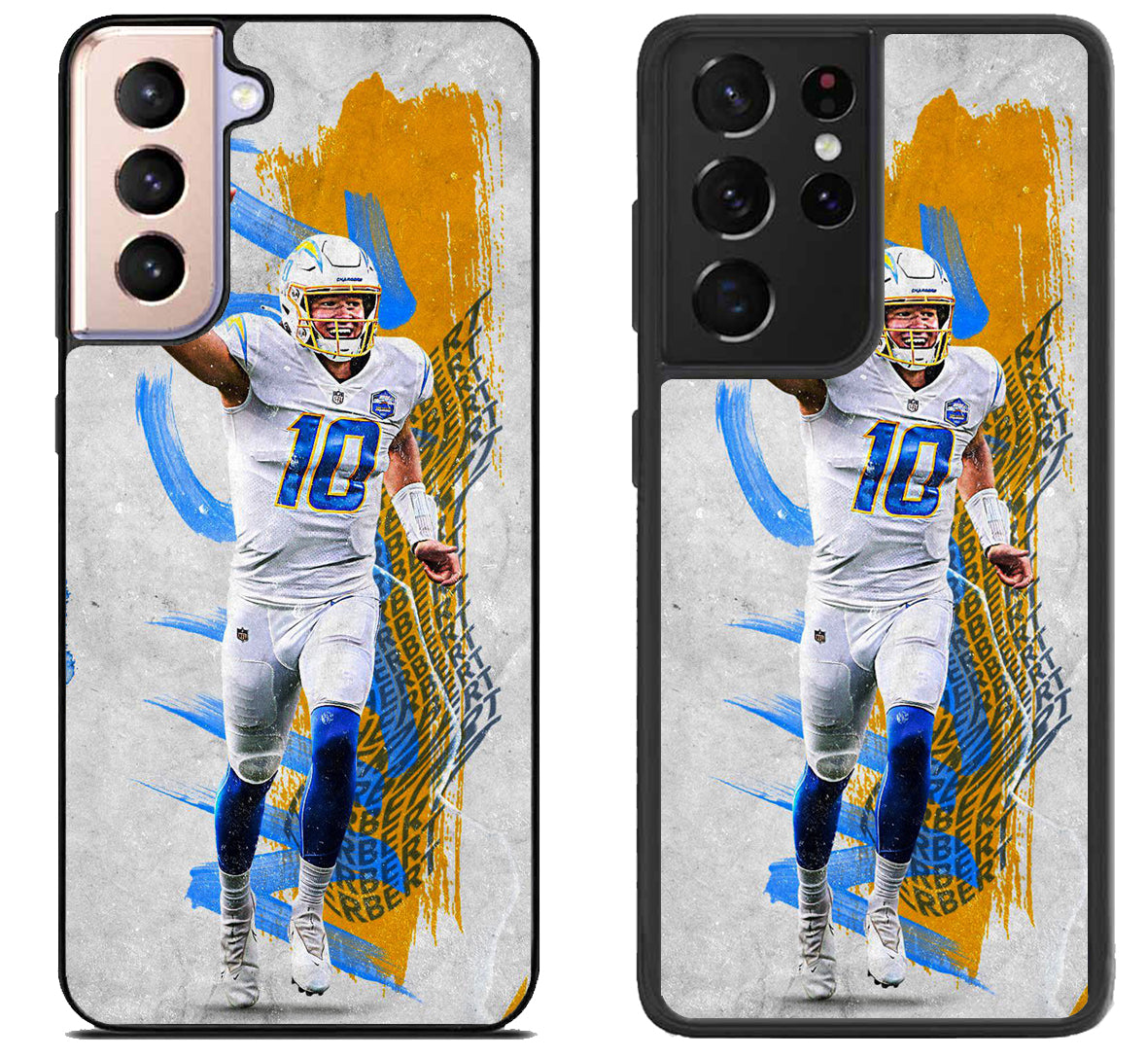 Justin Herbert LA Charger Celebrate Samsung Galaxy S21 | S21 FE | S21+ | S21 Ultra Case