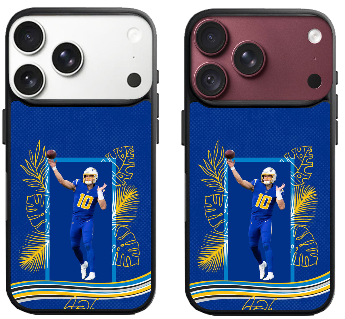 Justin Herbert Los Angeles Charger Signature iPhone 18 Pro | 18 Pro Max Case