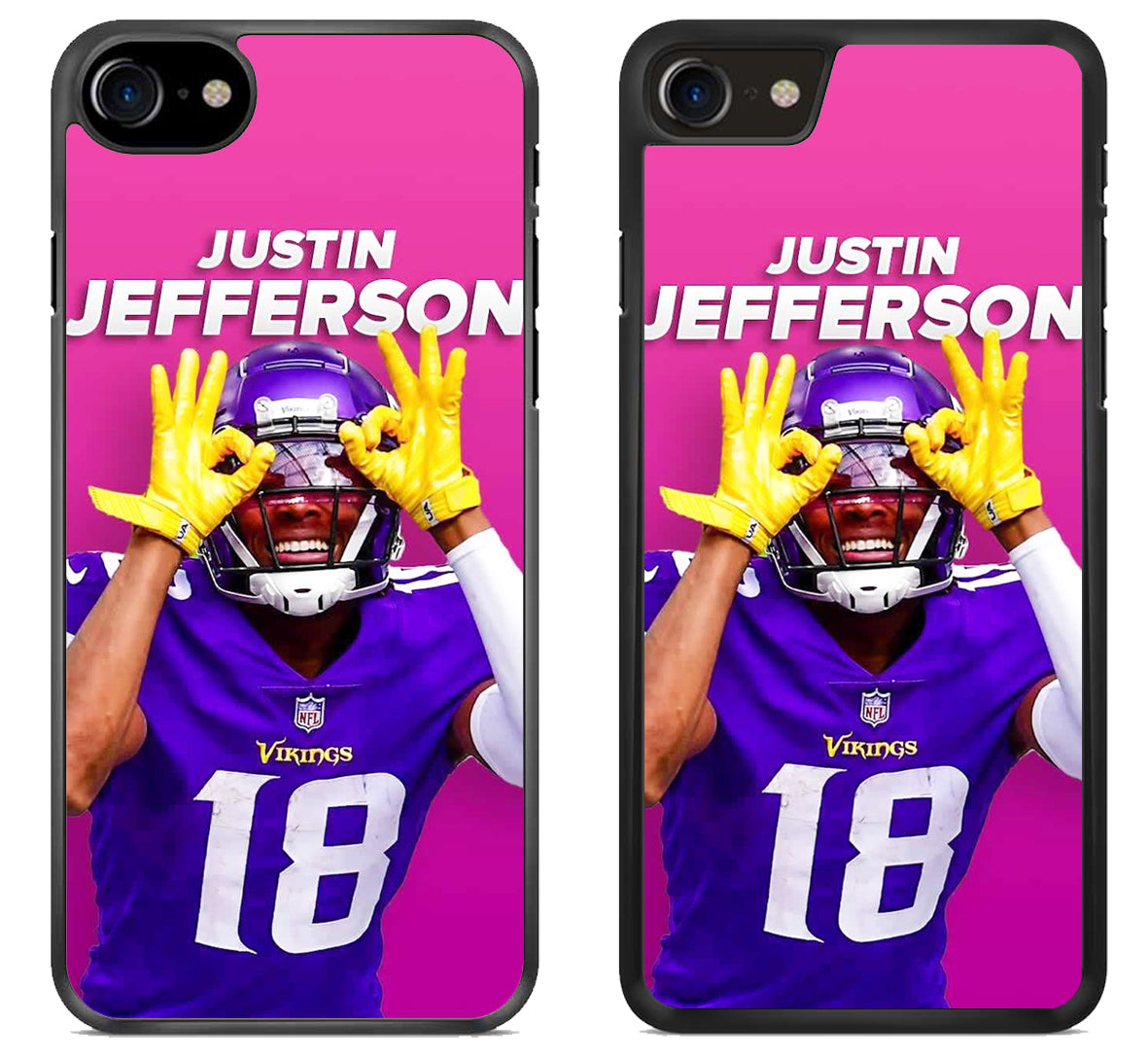 Justin Jefferson Minnesota Vikings iPhone SE 2020 | iPhone SE 2022 Case