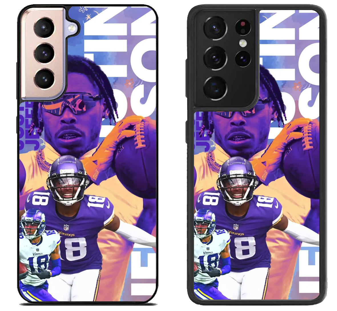 Justin Jefferson Minnesota Vikings Cool Samsung Galaxy S21 | S21 FE | S21+ | S21 Ultra Case