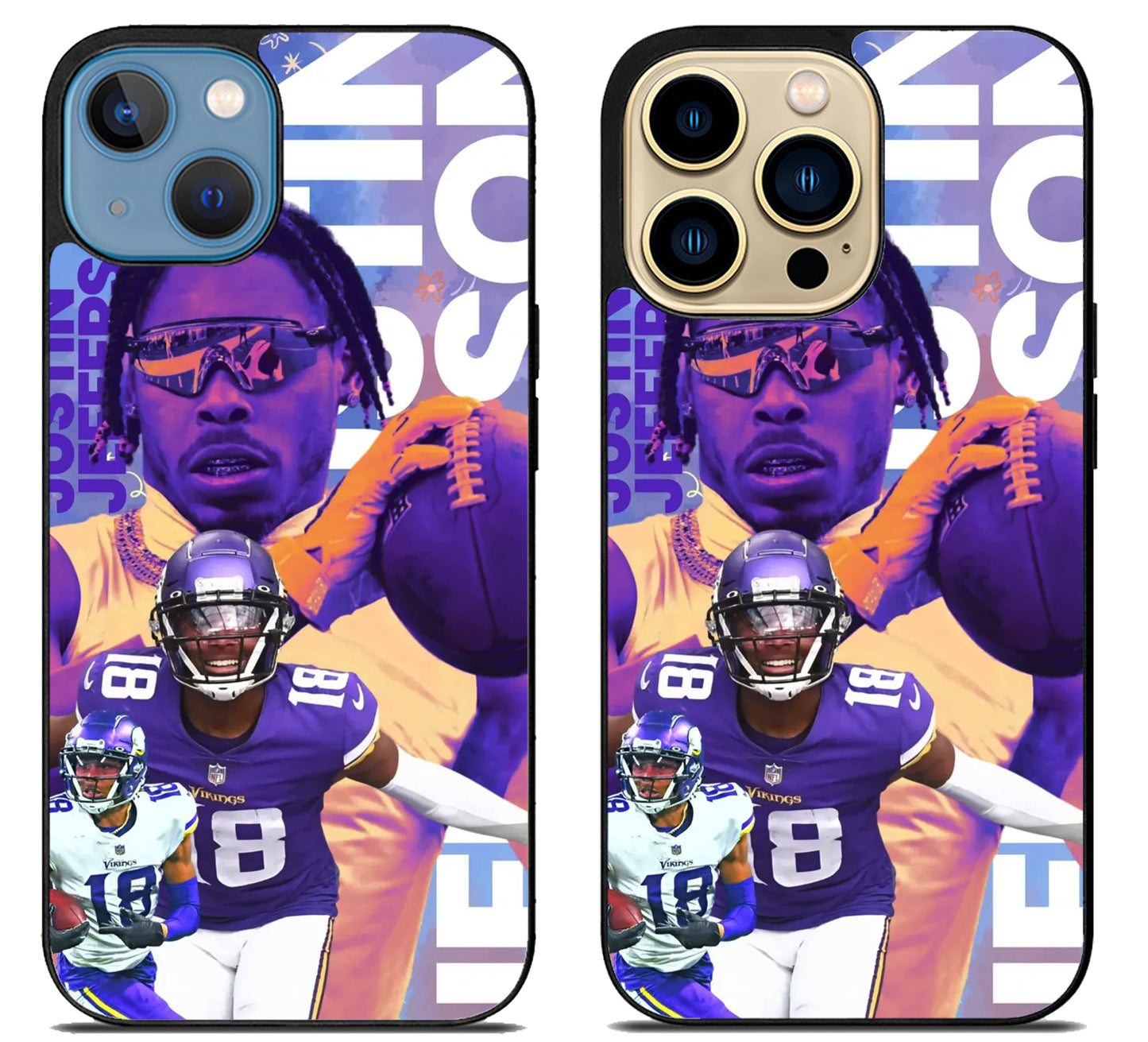 Justin Jefferson Minnesota Vikings Cool iPhone 14 | 14 Plus | 14 Pro | 14 Pro Max Case