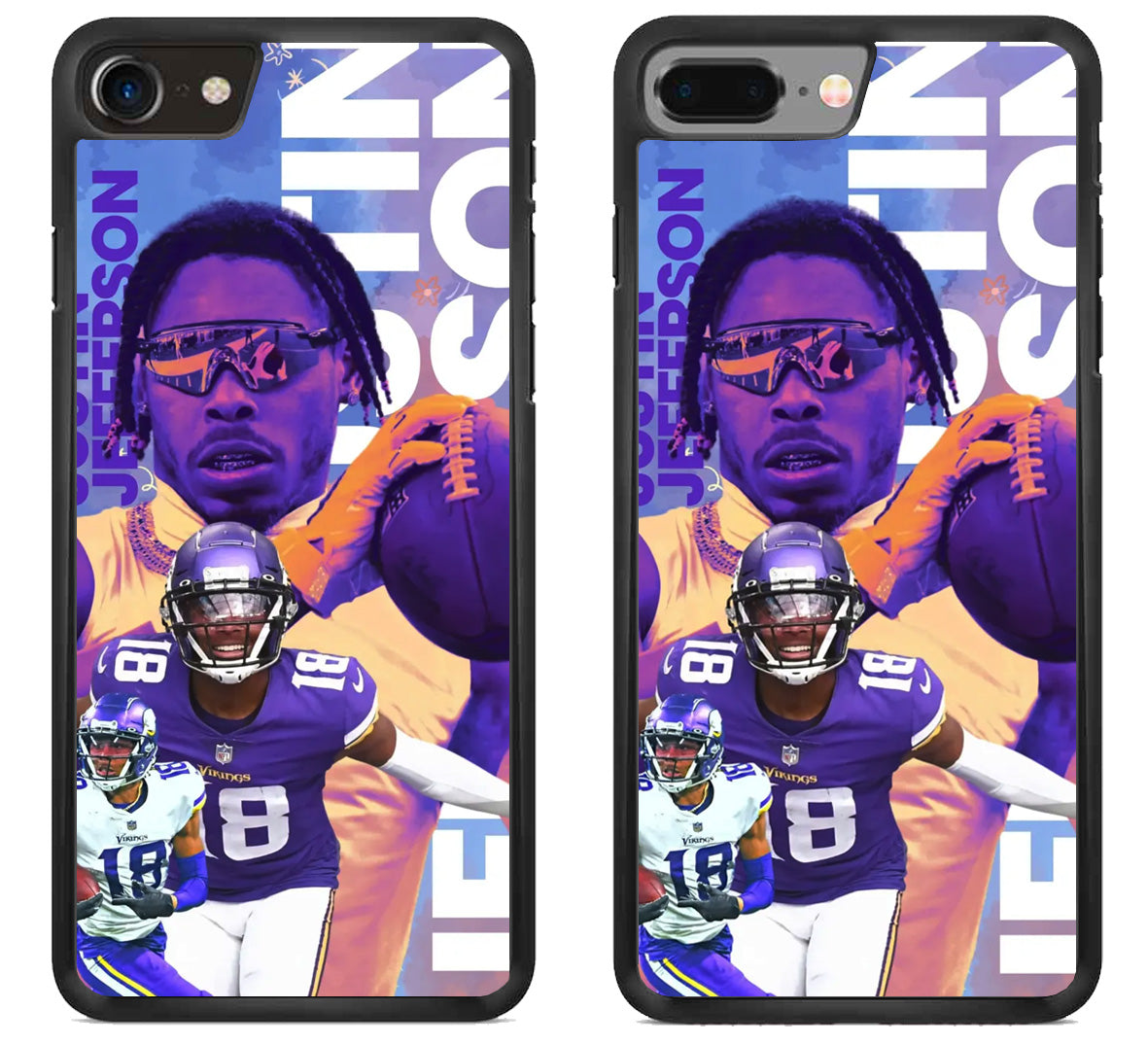 Justin Jefferson Minnesota Vikings Cool iPhone 8 | 8 Plus Case