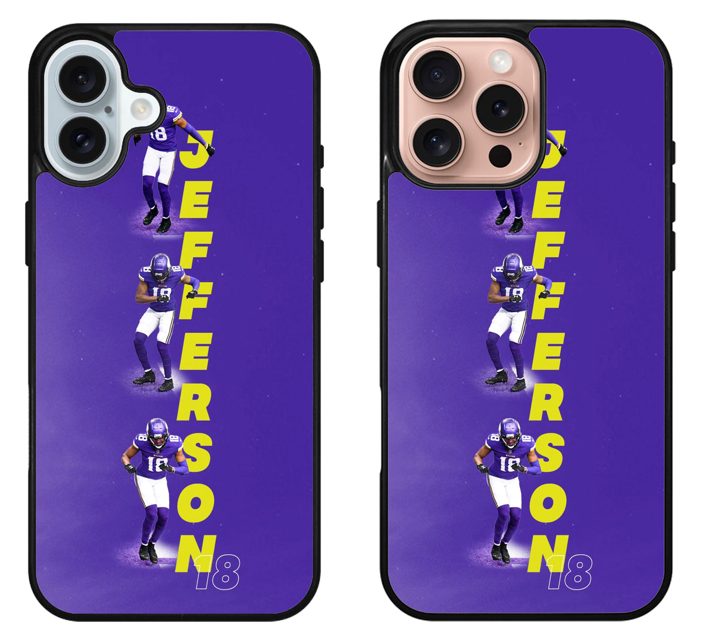 Justin Jefferson Minnesota Vikings Style iPhone 16 | 16 Plus | 16 Pro | 16 Pro Max Case