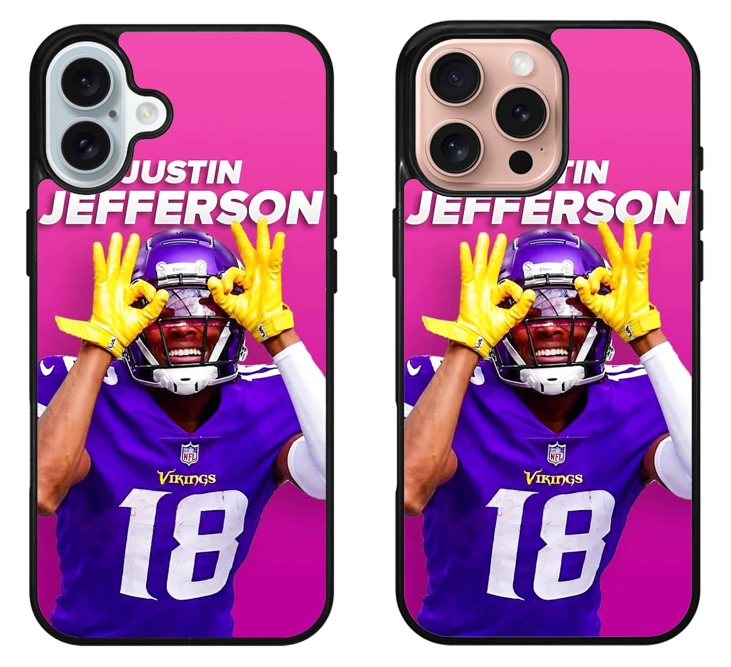 Justin Jefferson Minnesota Vikings iPhone 16 | 16 Plus | 16 Pro | 16 Pro Max Case