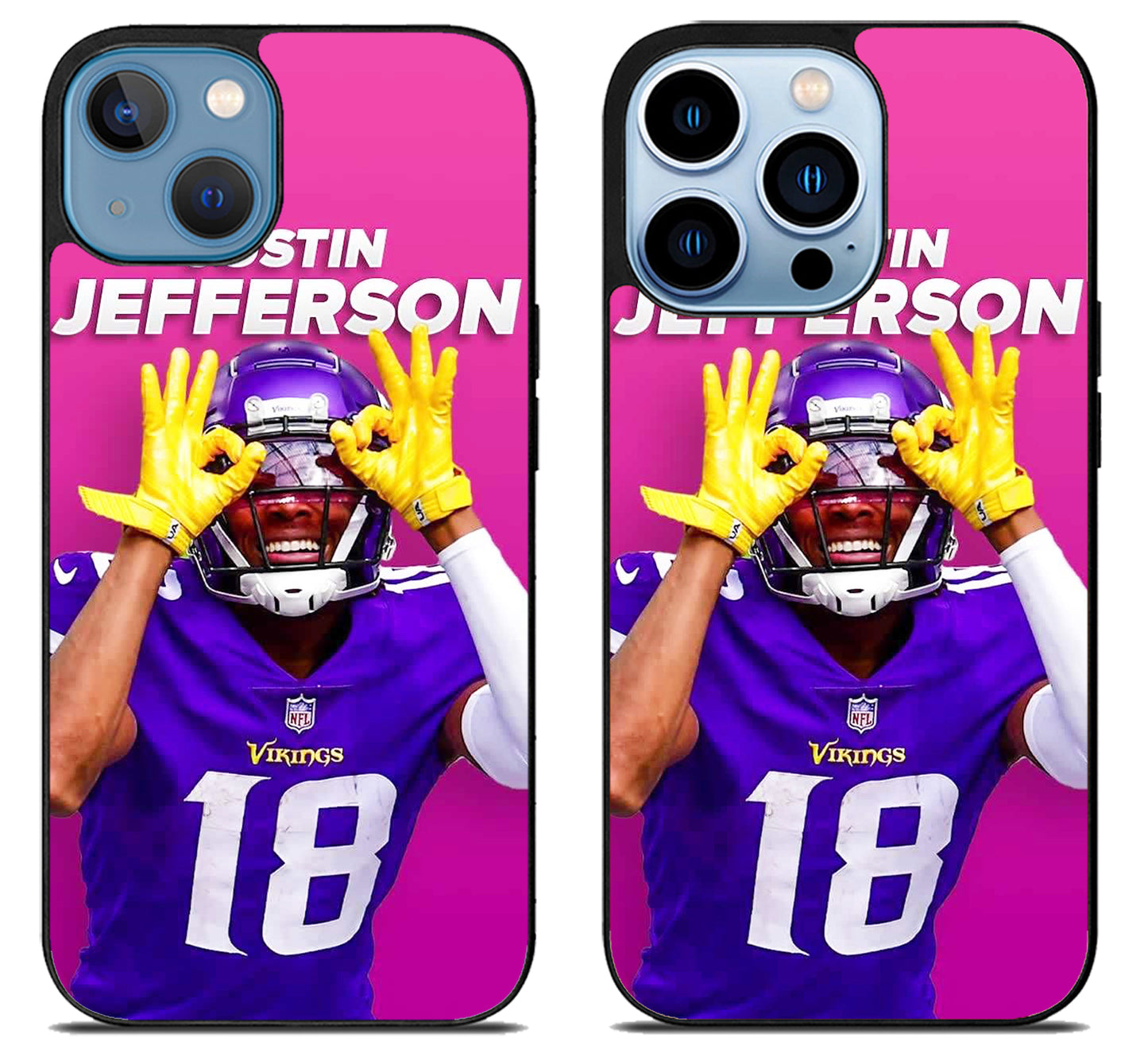 Justin Jefferson Minnesota Vikings iPhone 13 | 13 Mini | 13 Pro | 13 Pro Max Case
