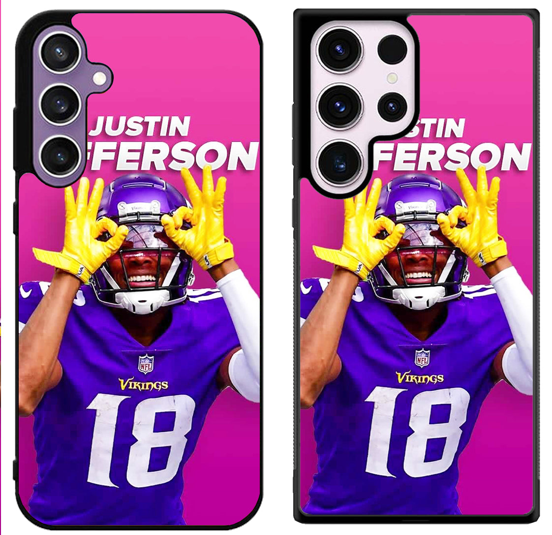 Justin Jefferson Minnesota Vikings Samsung Galaxy S24 | S24+ | S24 Ultra Case