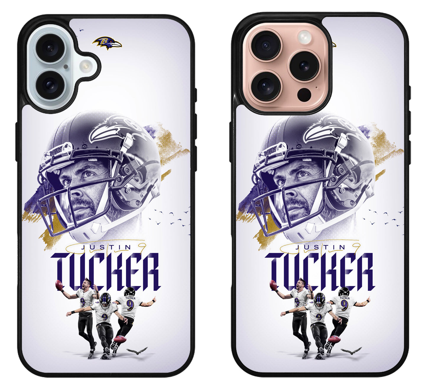 Justin Tucker Baltimore Ravens Collage iPhone 16 | 16 Plus | 16 Pro | 16 Pro Max Case