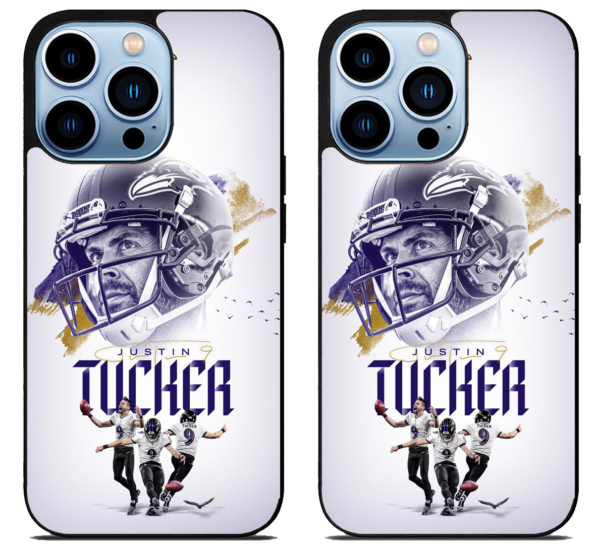 Justin Tucker Baltimore Ravens Collage iPhone 15 Pro | iPhone 15 Pro Max Case