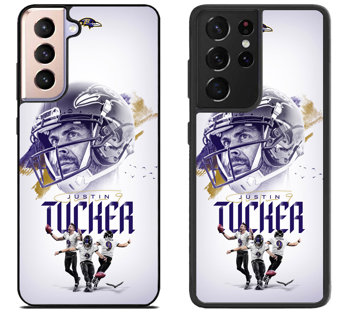 Justin Tucker Baltimore Ravens Collage Samsung Galaxy S21 | S21 FE | S21+ | S21 Ultra Case