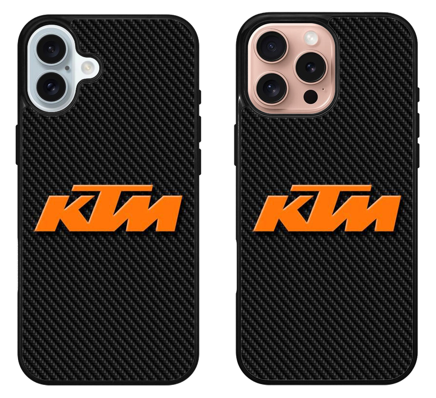 KTM logo Black Carbon iPhone 16 | 16 Plus | 16 Pro | 16 Pro Max Case