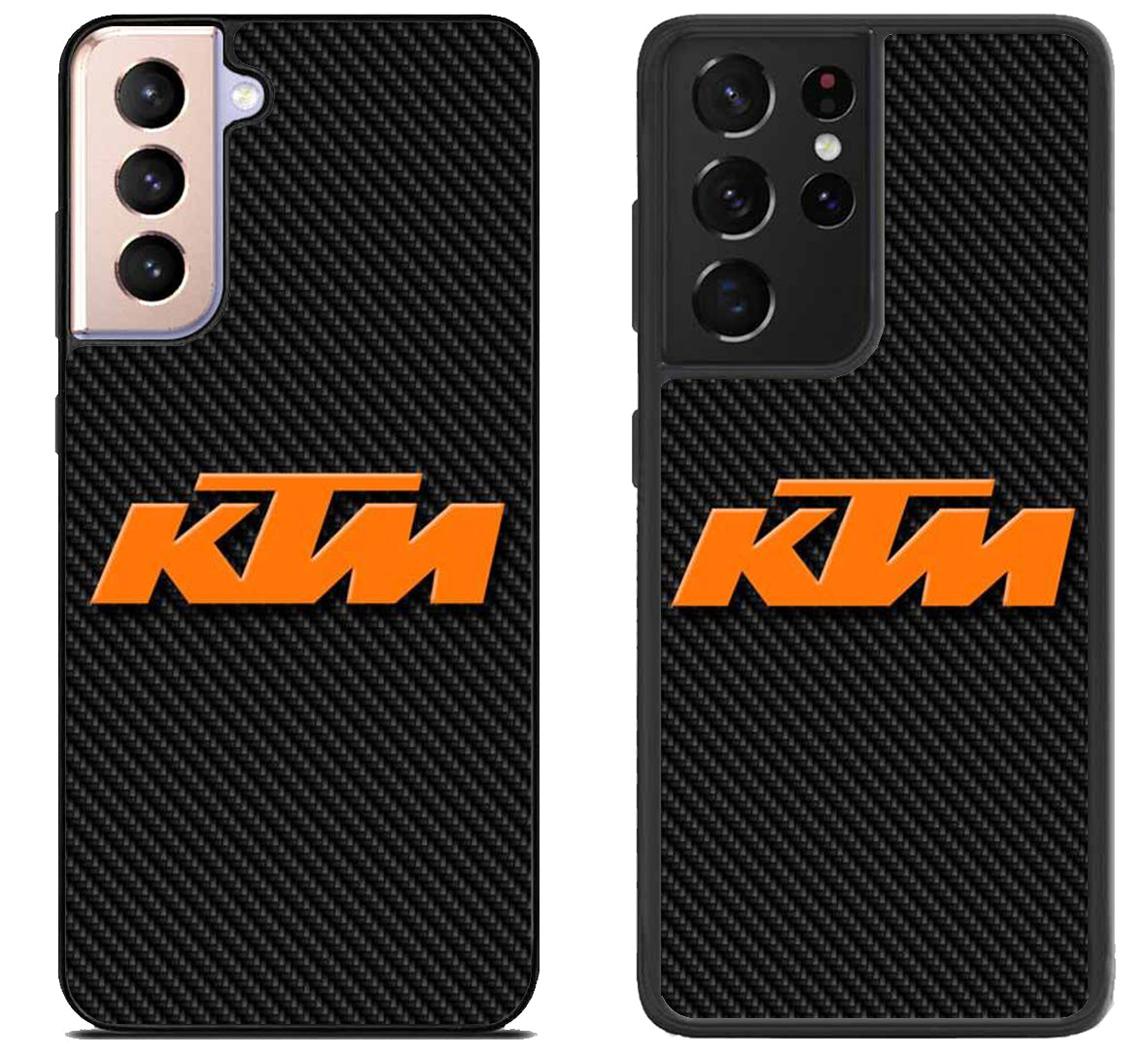 KTM logo Black Carbon Samsung Galaxy S21 | S21 FE | S21+ | S21 Ultra Case