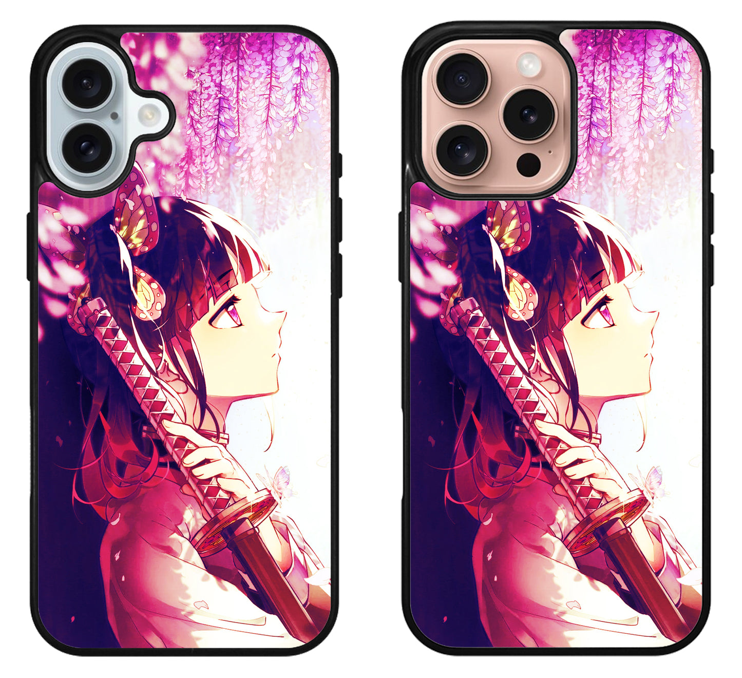 Kanao Tsuyuri Demon Slayer Anime iPhone 16 | 16 Plus | 16 Pro | 16 Pro Max Case