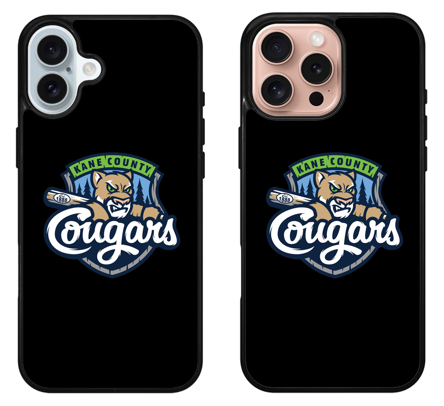 Kane County Cougars iPhone 16 | 16 Plus | 16 Pro | 16 Pro Max Case