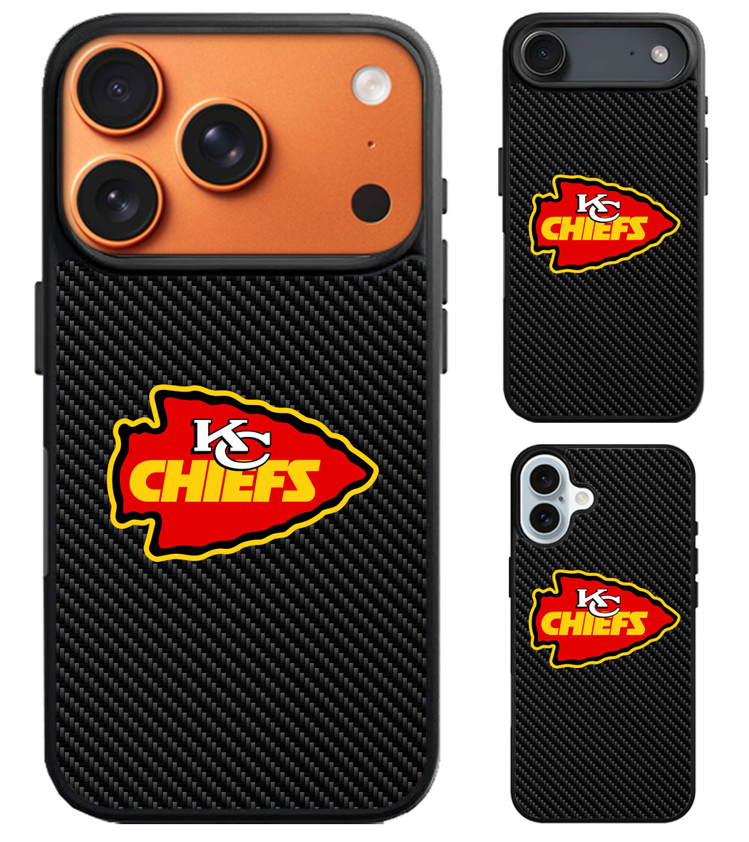 Kansas City Chiefs Carbon iPhone Air | iPhone 17 | 17 Pro | 17 Pro Max Case