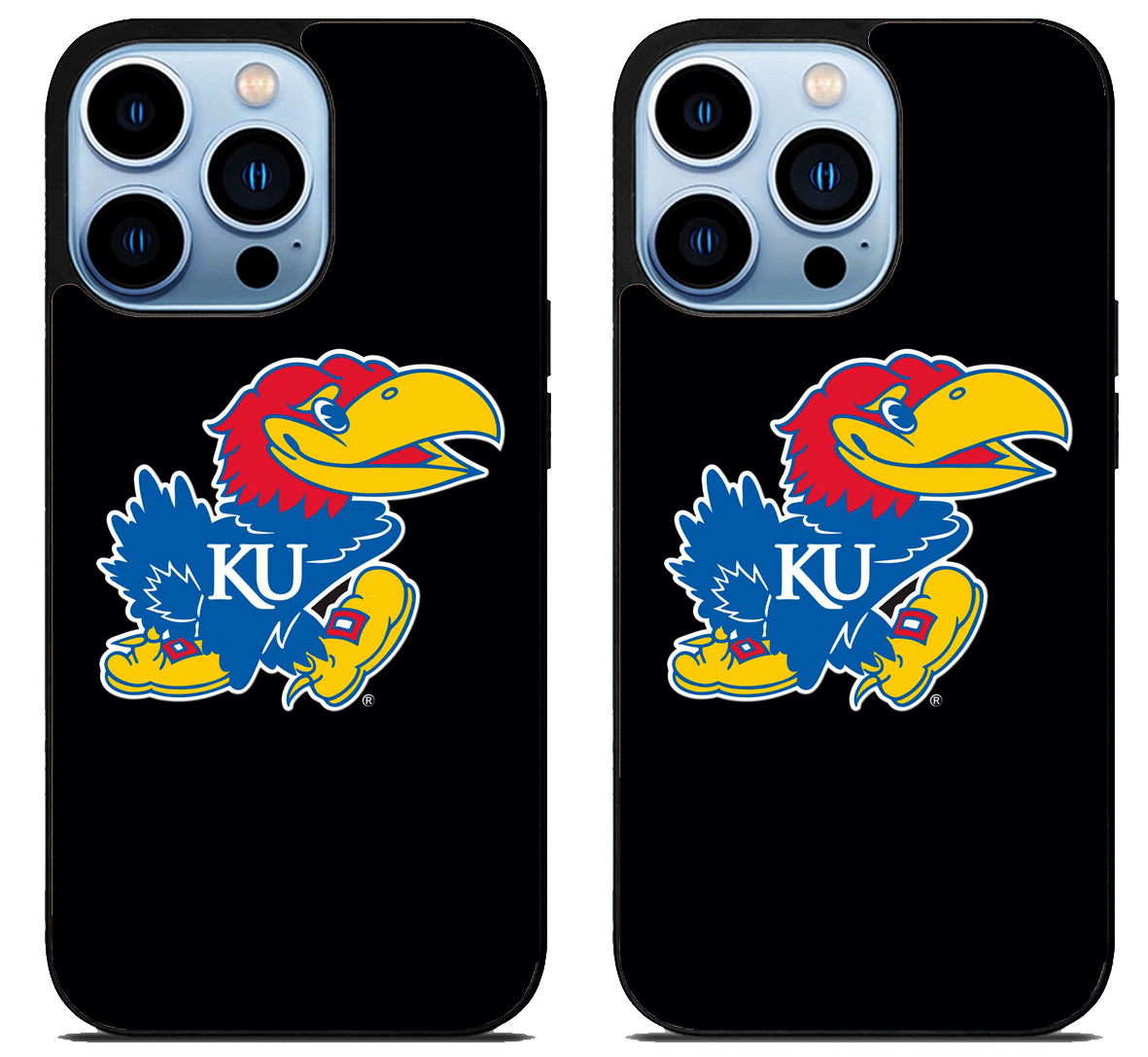 Kansas Jayhawks Black iPhone 15 Pro | iPhone 15 Pro Max Case