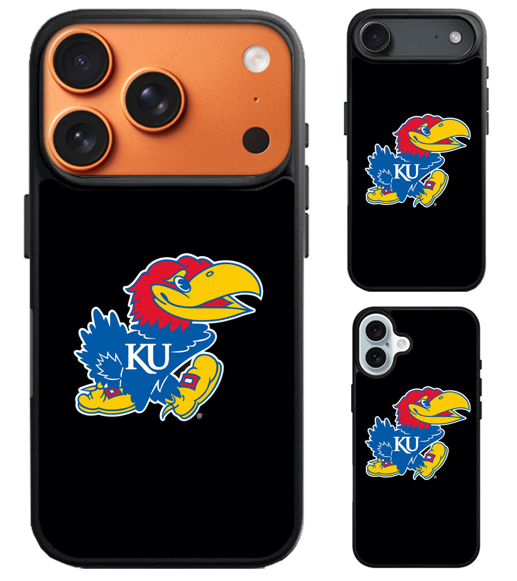 Kansas Jayhawks Black iPhone Air | iPhone 17 | 17 Pro | 17 Pro Max Case