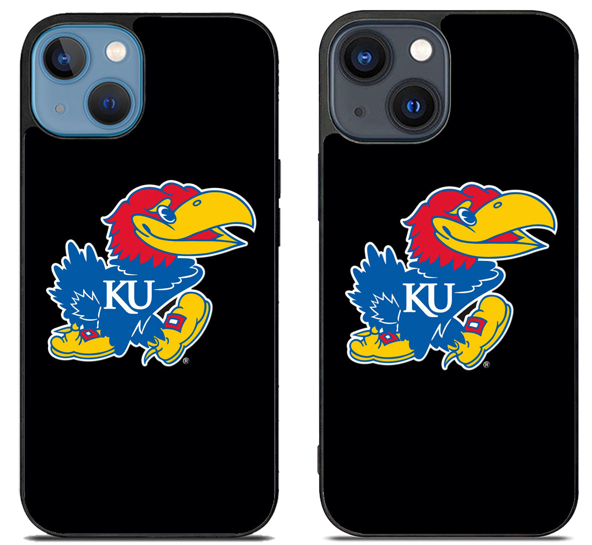 Kansas Jayhawks Black iPhone 15 | iPhone 15 Plus Case