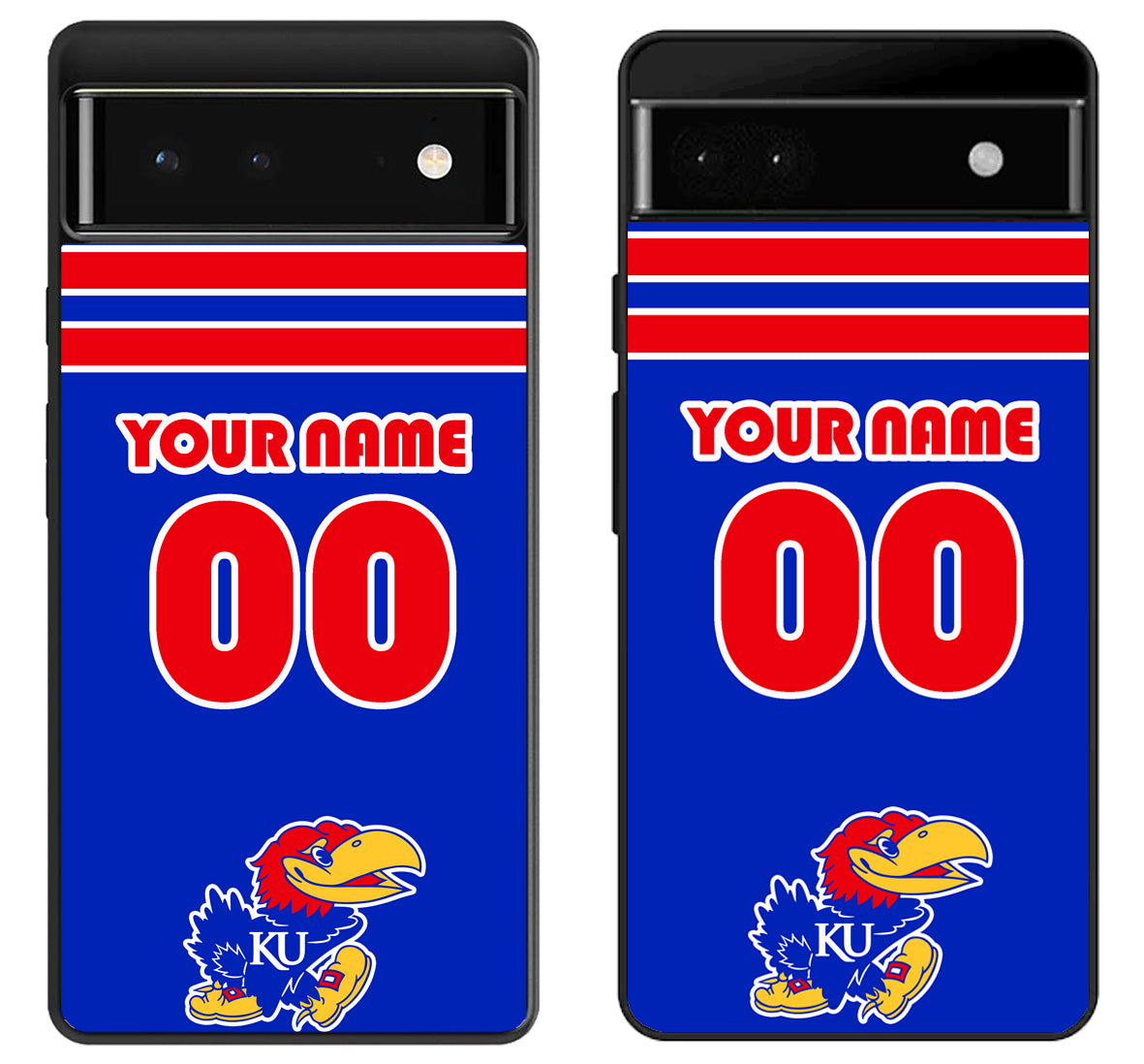 Custom Personalized Kansas Jayhawks Google Pixel 6 | 6A | 6 Pro Case